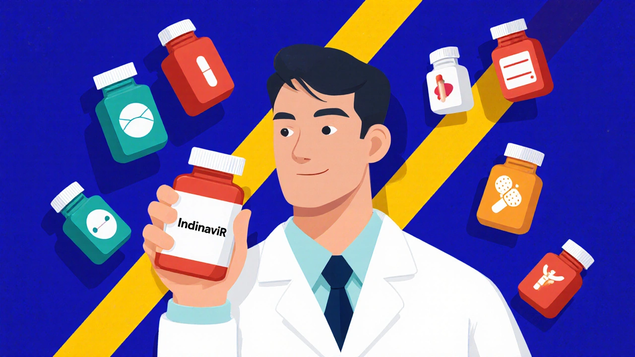 Indinavir vs. Other HIV Protease Inhibitors: Detailed Comparison of Alternatives