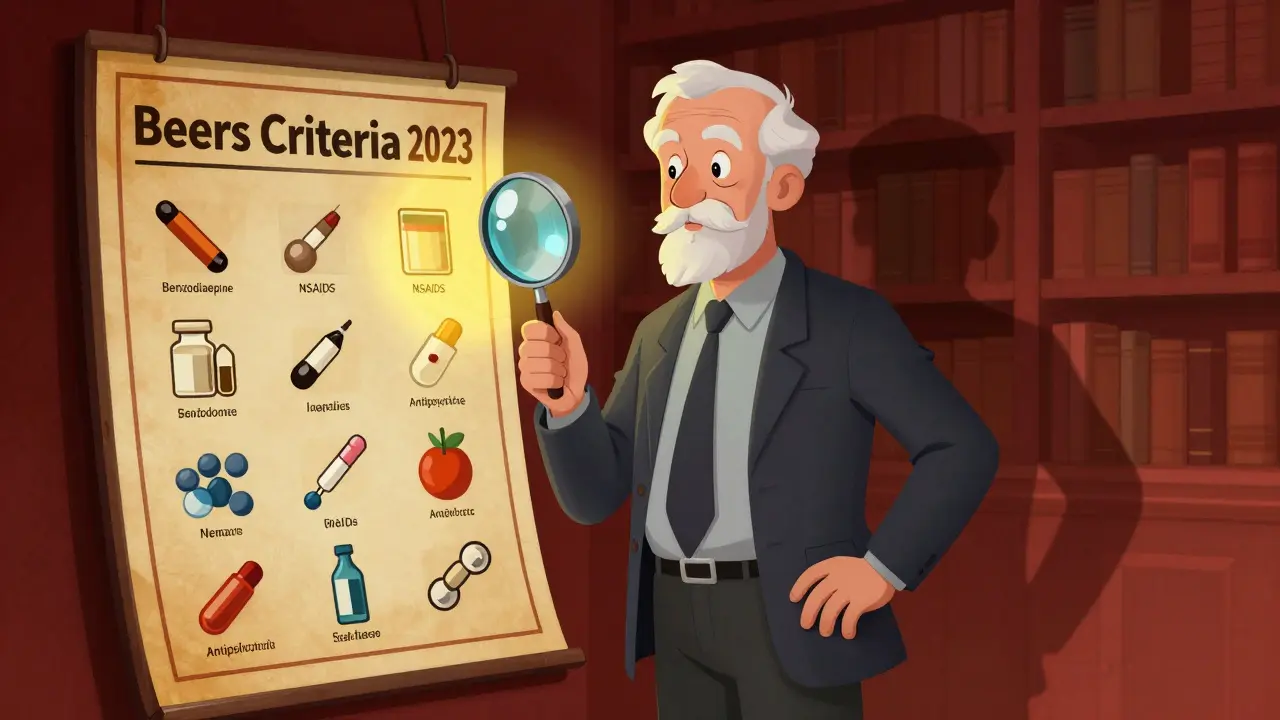 Beers Criteria: Potentially Inappropriate Drugs in Older Adults