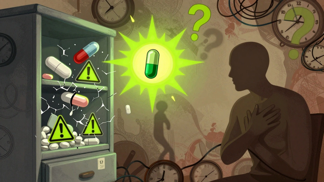 Medicine cabinet fractures as green tea extract casts dangerous shadows over prescription pills.